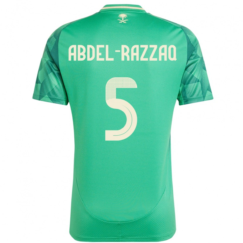 Danxen Män Saudi-Arabien Lana Abdel Razzaq #5 Grön Hemmatröja Matchtröjor 24-26 Tröjor T-Tröja