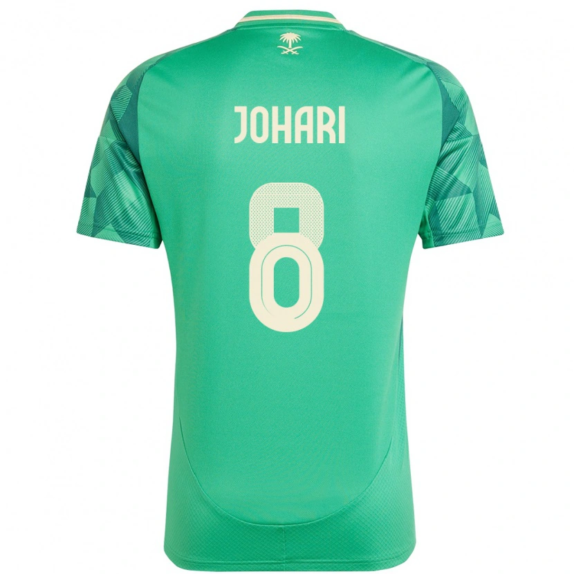 Danxen Män Saudi-Arabien Layan Johari #8 Grön Hemmatröja Matchtröjor 24-26 Tröjor T-Tröja