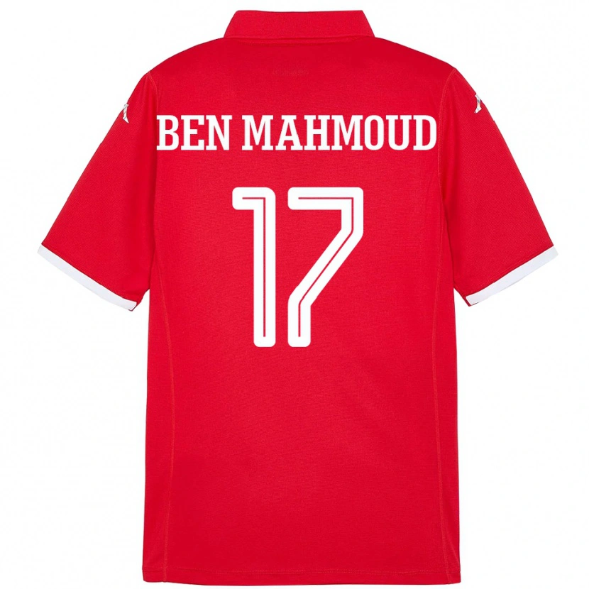Danxen Män Tunisien Yessine Ben Mahmoud #17 Röd Hemmatröja Matchtröjor 24-26 Tröjor T-Tröja