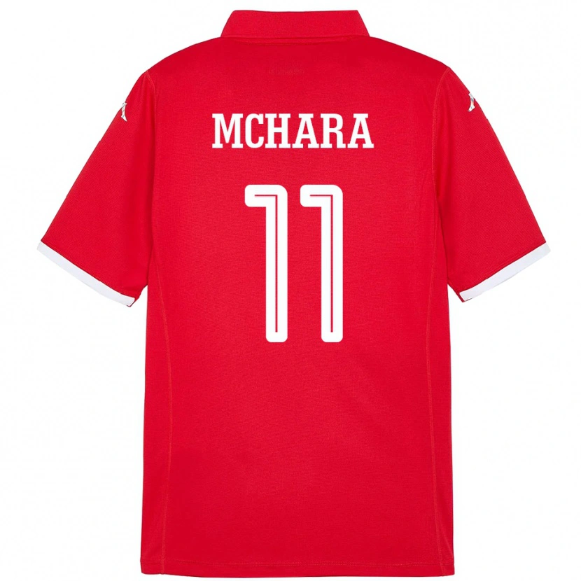 Danxen Män Tunisien Imen Mchara #11 Röd Hemmatröja Matchtröjor 24-26 Tröjor T-Tröja