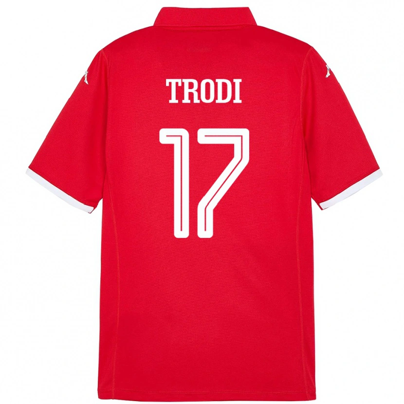 Danxen Män Tunisien Imen Trodi #17 Röd Hemmatröja Matchtröjor 24-26 Tröjor T-Tröja