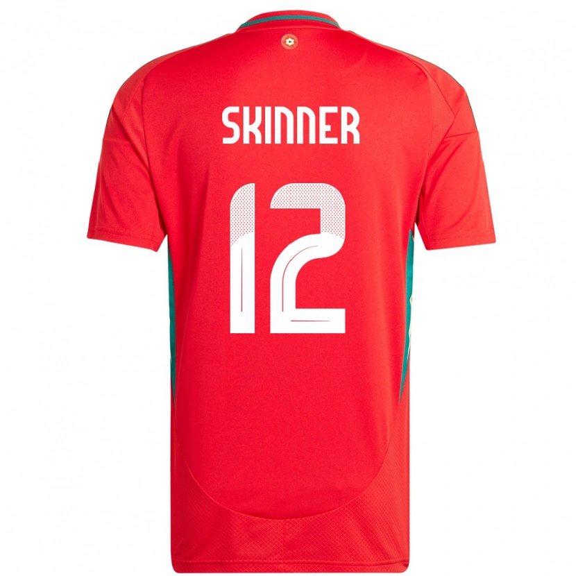 Danxen Män Wales Claire Skinner #12 Röd Hemmatröja Matchtröjor 24-26 Tröjor T-Tröja