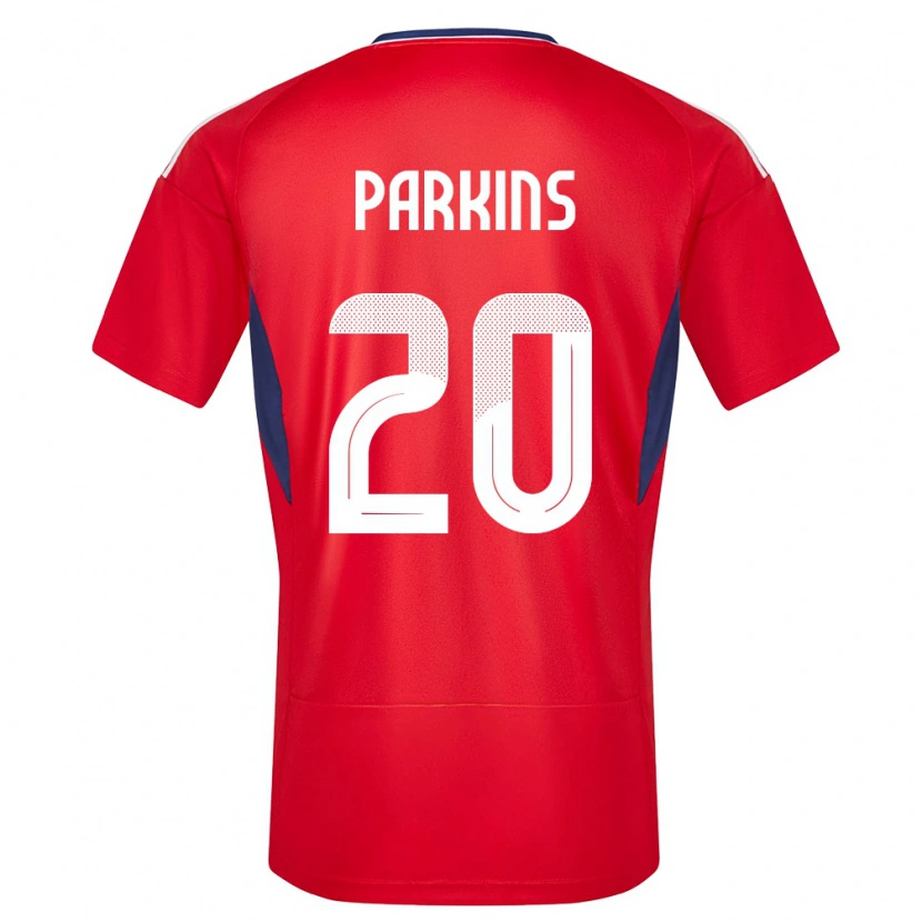 Danxen Män Costa Rica Rashir Parkins #20 Röd Hemmatröja Matchtröjor 24-26 Tröjor T-Tröja