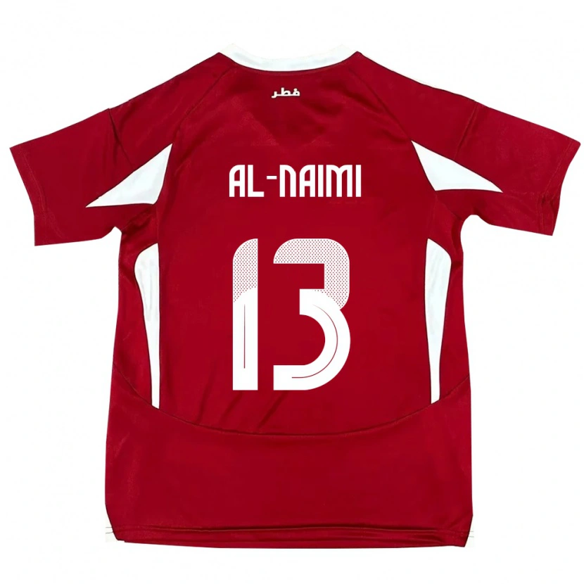 Danxen Män Qatar Zahra Al Naimi #13 Röd Hemmatröja Matchtröjor 24-26 Tröjor T-Tröja