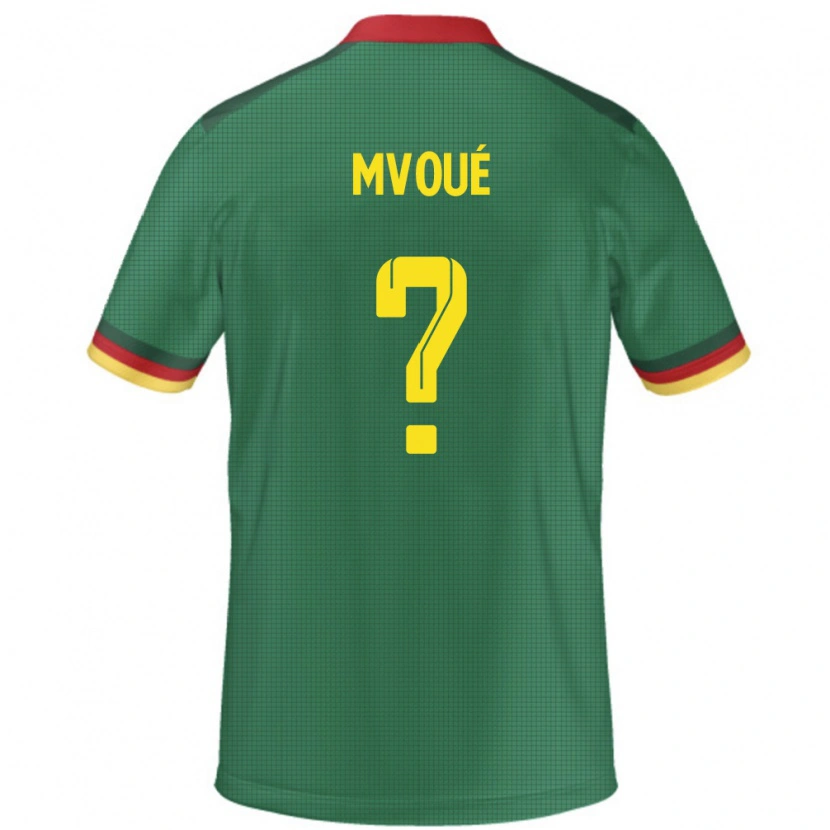 Danxen Män Kamerun Steve Mvoué #0 Grön Hemmatröja Matchtröjor 24-26 Tröjor T-Tröja