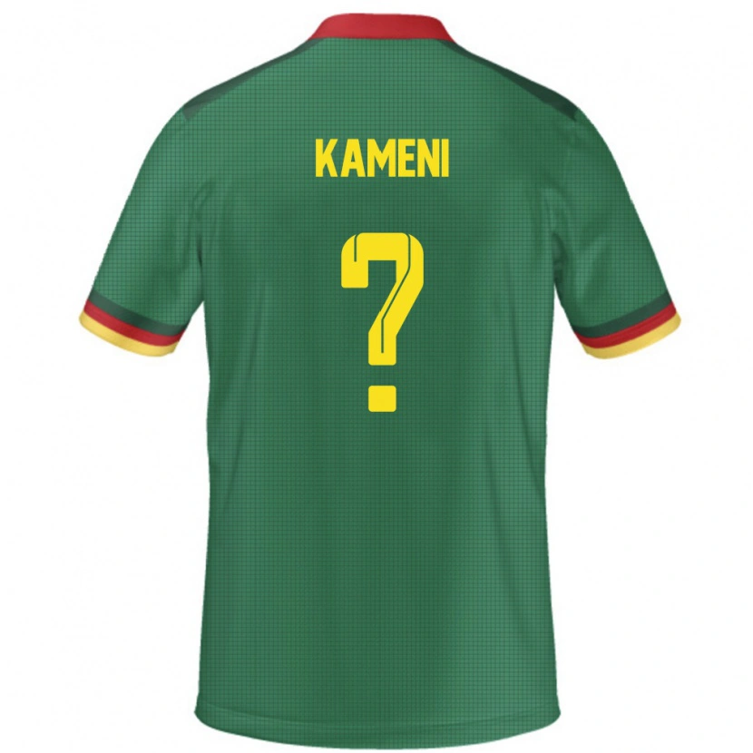 Danxen Män Kamerun Junior Kameni #0 Grön Hemmatröja Matchtröjor 24-26 Tröjor T-Tröja