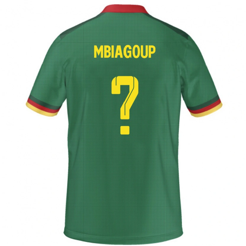 Danxen Män Kamerun Xavier Mbiagoup #0 Grön Hemmatröja Matchtröjor 24-26 Tröjor T-Tröja