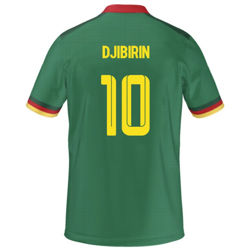 Danxen Män Kamerun Harouna Djibirin #10 Grön Hemmatröja Matchtröjor 24-26 Tröjor T-Tröja