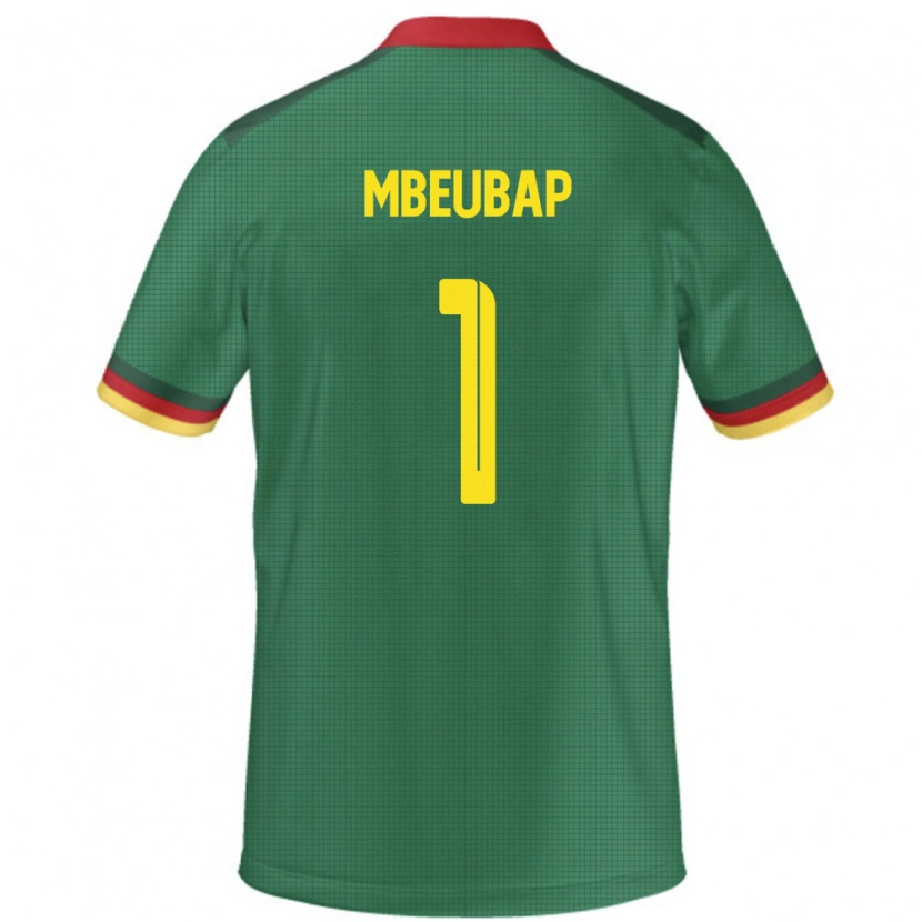 Danxen Män Kamerun Jacques Mbeubap #1 Grön Hemmatröja Matchtröjor 24-26 Tröjor T-Tröja