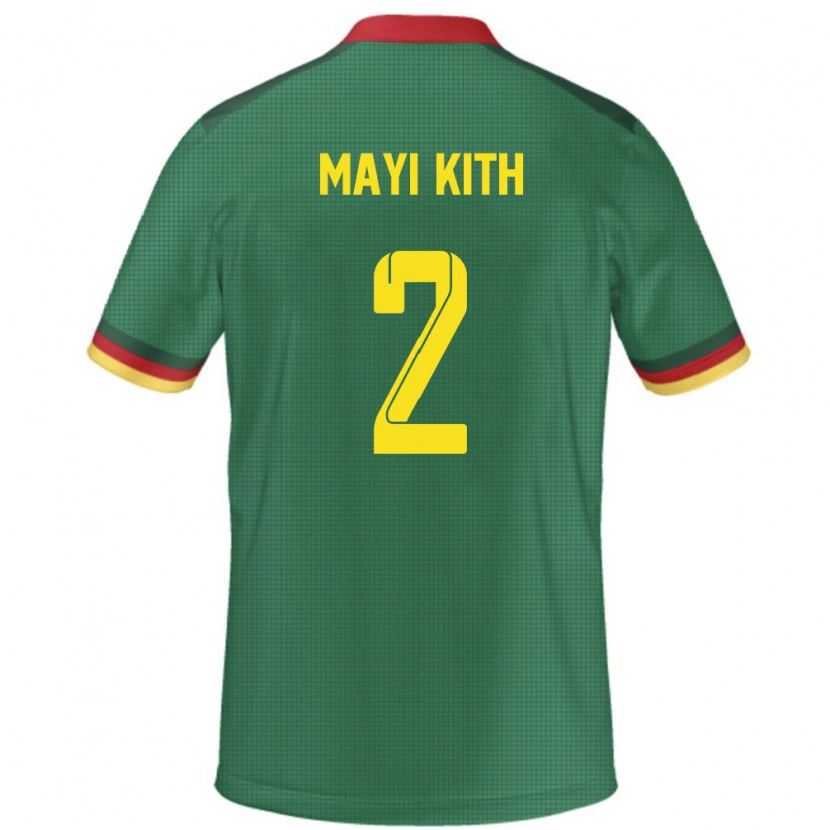 Danxen Män Kamerun Easther Mayi Kith #2 Grön Hemmatröja Matchtröjor 24-26 Tröjor T-Tröja