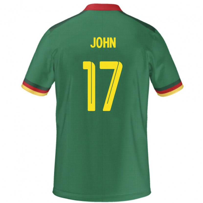 Danxen Män Kamerun Nchindo John #17 Grön Hemmatröja Matchtröjor 24-26 Tröjor T-Tröja