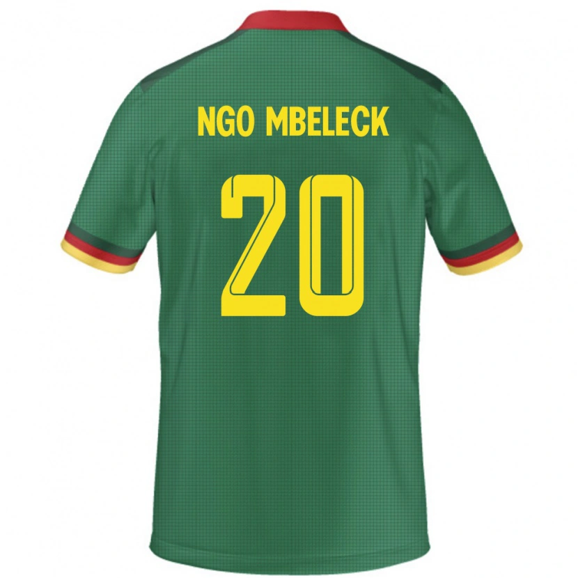 Danxen Män Kamerun Genevieve Ngo Mbeleck #20 Grön Hemmatröja Matchtröjor 24-26 Tröjor T-Tröja
