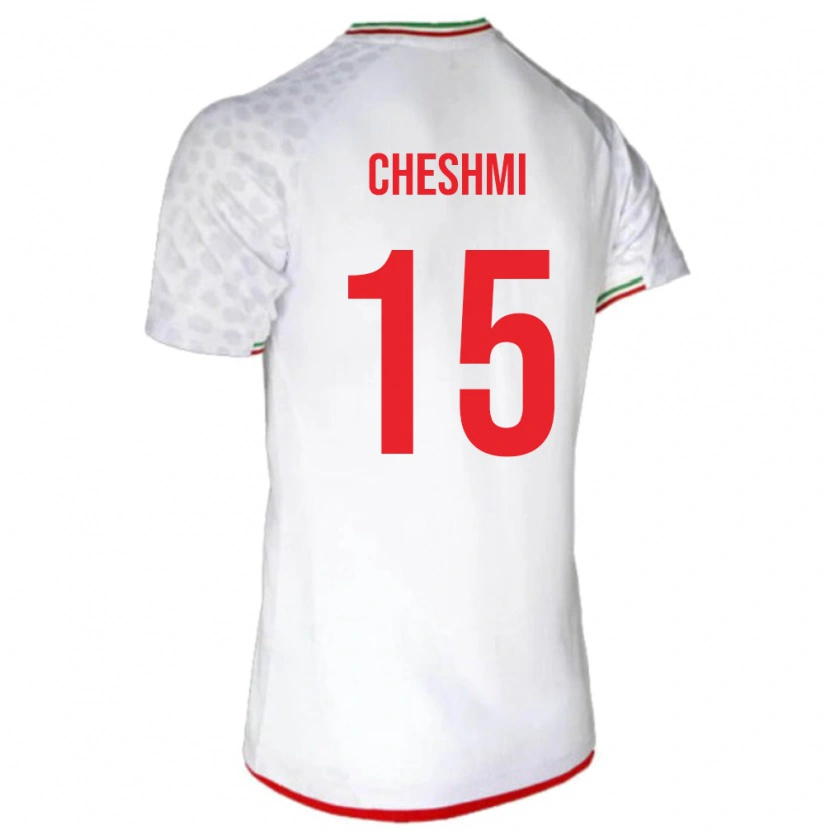 Danxen Män Iran Roozbeh Cheshmi #15 Vit Hemmatröja Matchtröjor 24-26 Tröjor T-Tröja