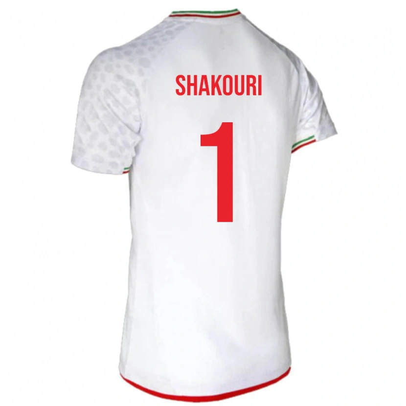 Danxen Män Iran Arsha Shakouri #1 Vit Hemmatröja Matchtröjor 24-26 Tröjor T-Tröja