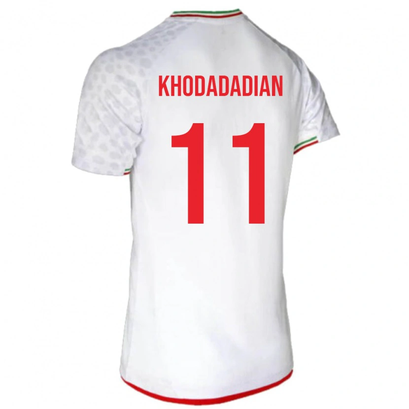 Danxen Män Iran Erfan Khodadadian #11 Vit Hemmatröja Matchtröjor 24-26 Tröjor T-Tröja