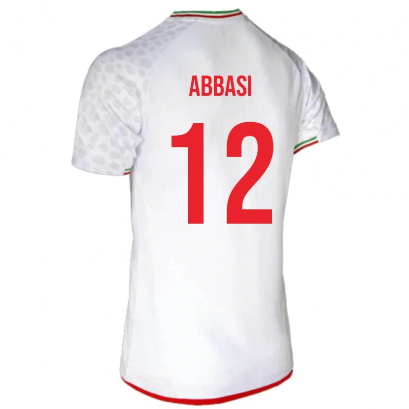 Danxen Män Iran Armin Abbasi #12 Vit Hemmatröja Matchtröjor 24-26 Tröjor T-Tröja