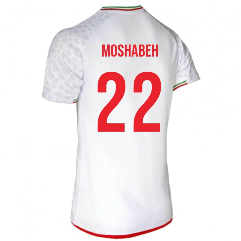 Danxen Män Iran Mahan Moshabeh #22 Vit Hemmatröja Matchtröjor 24-26 Tröjor T-Tröja