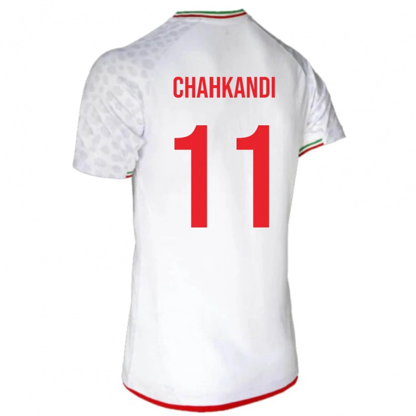 Danxen Män Iran Samaneh Chahkandi #11 Vit Hemmatröja Matchtröjor 24-26 Tröjor T-Tröja