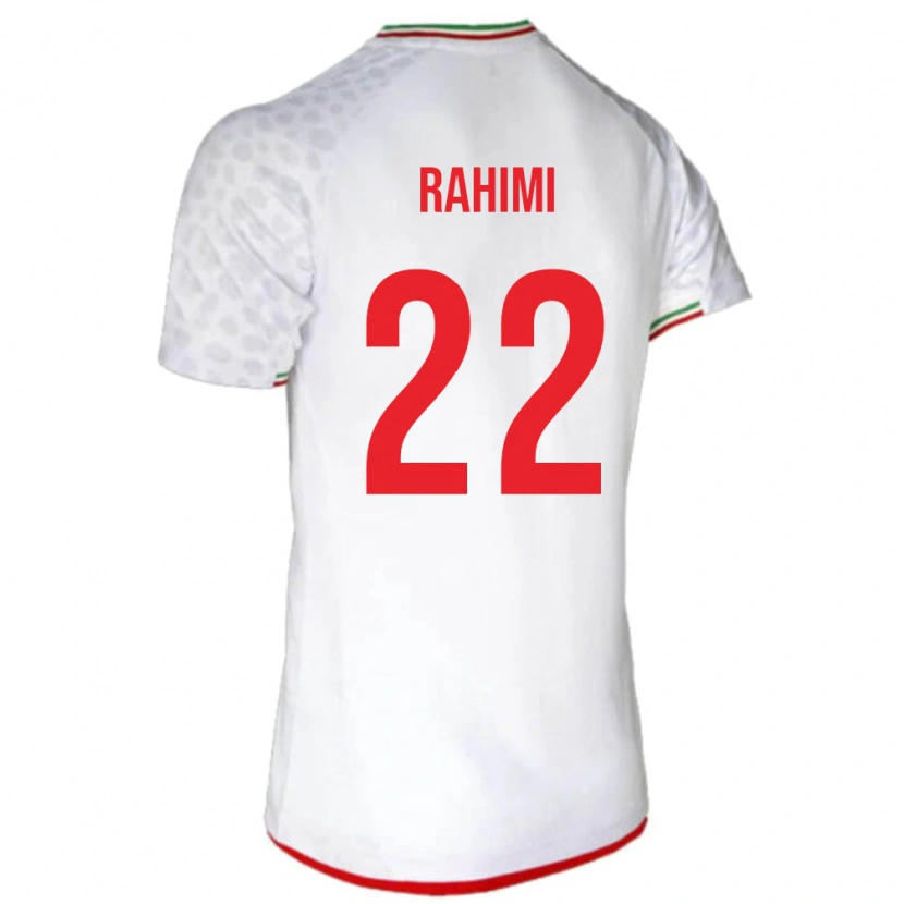 Danxen Män Iran Farzad Rahimi #22 Vit Hemmatröja Matchtröjor 24-26 Tröjor T-Tröja