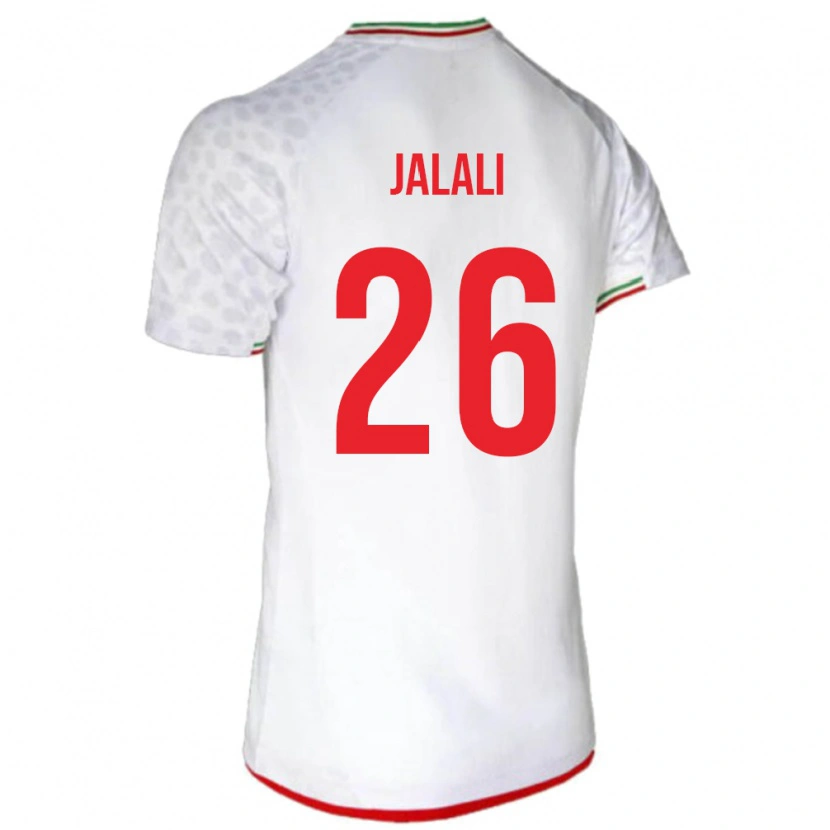 Danxen Män Iran Abolfazl Jalali #26 Vit Hemmatröja Matchtröjor 24-26 Tröjor T-Tröja