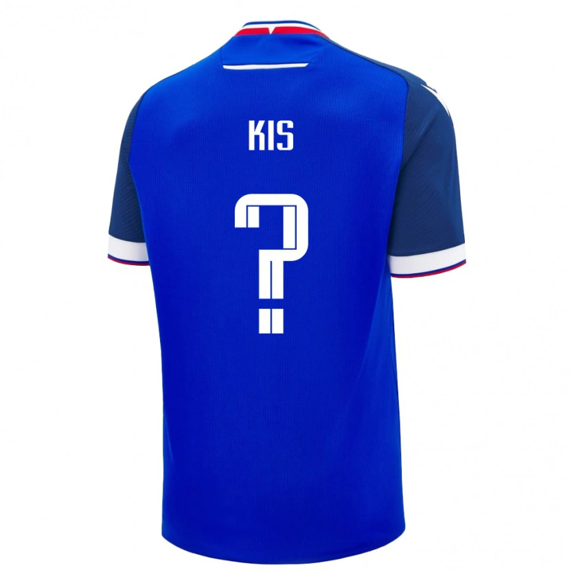 Danxen Män Slovakien Alex Kis #0 Blå Hemmatröja Matchtröjor 24-26 Tröjor T-Tröja