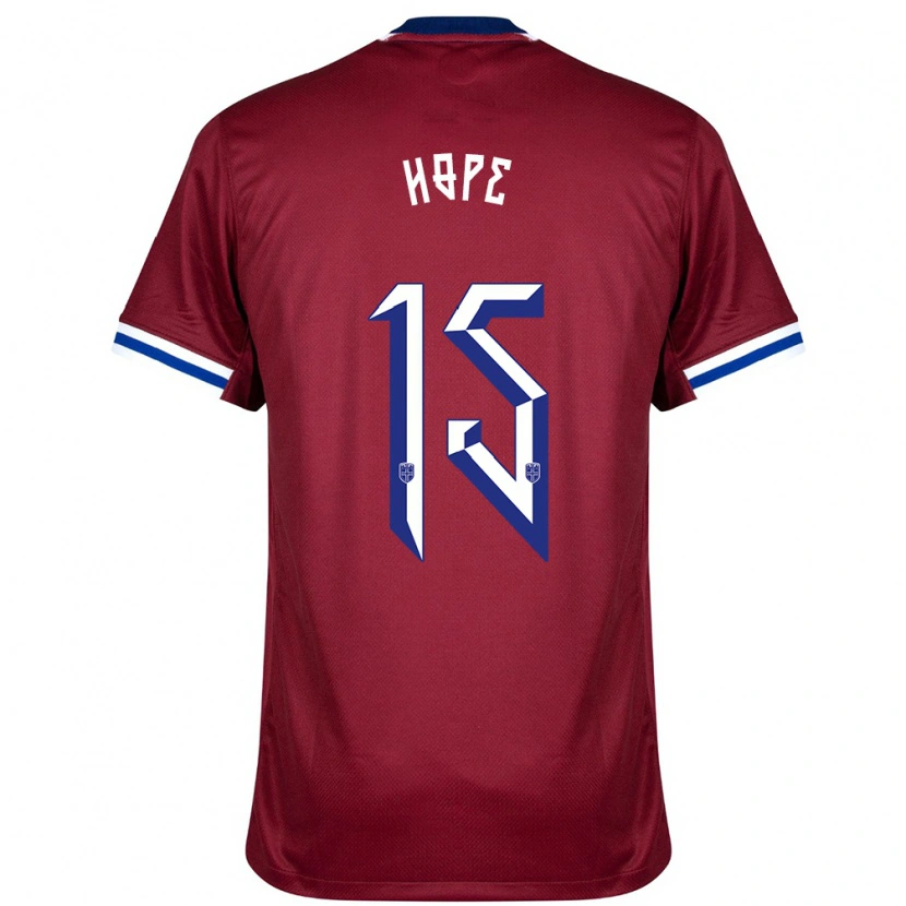 Danxen Män Norge Mikkel Hope #15 Röd Blå Vit Hemmatröja Matchtröjor 24-26 Tröjor T-Tröja
