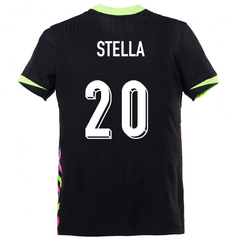 Danxen Män Australien Xavier Stella #20 Mörkblå Bortatröja Matchtröjor 24-26 Tröjor T-Tröja