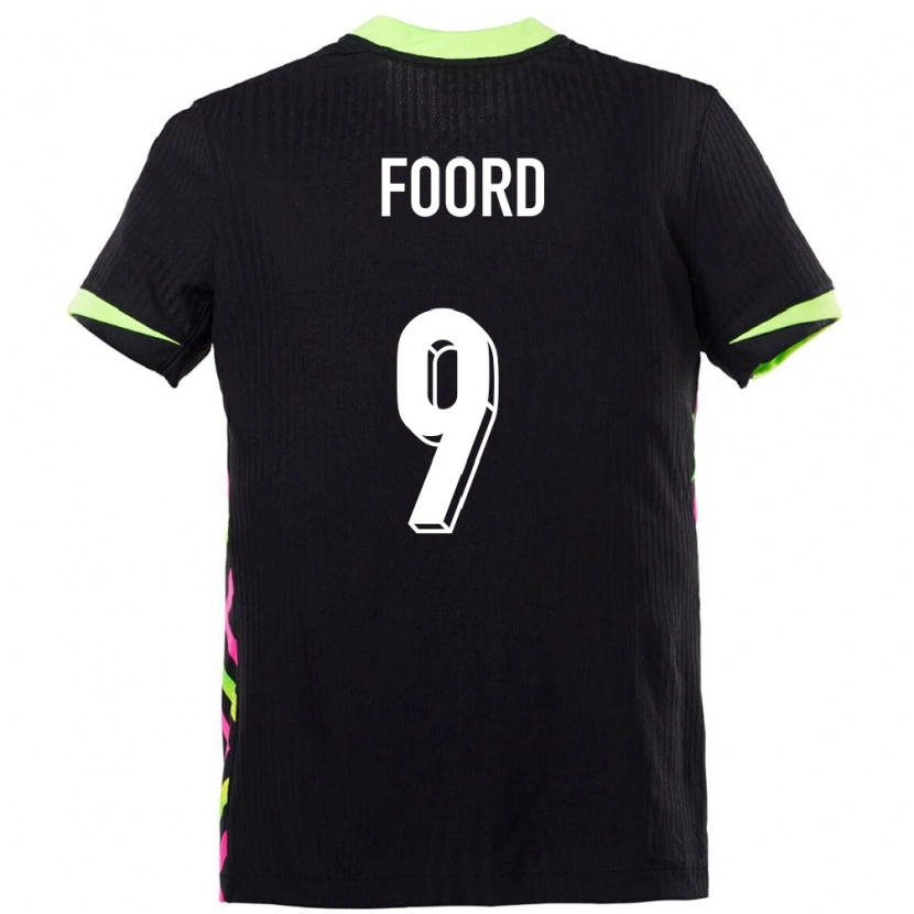 Danxen Män Australien Caitlin Foord #9 Mörkblå Bortatröja Matchtröjor 24-26 Tröjor T-Tröja