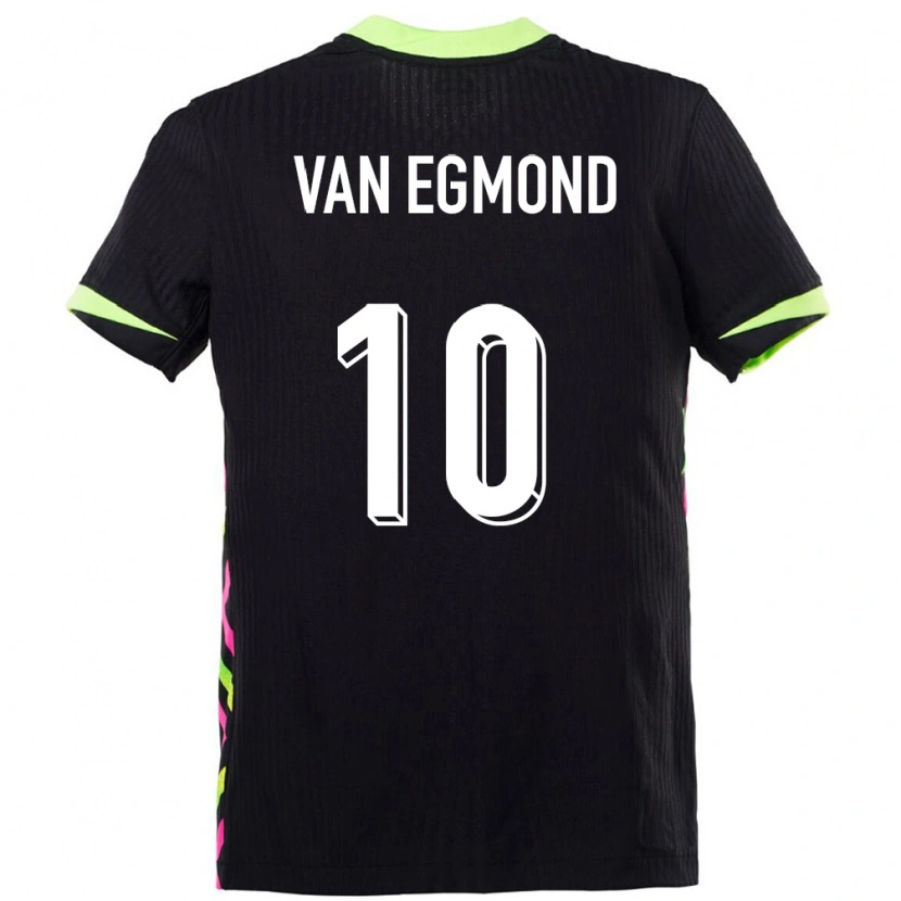 Danxen Män Australien Emily Van Egmond #10 Mörkblå Bortatröja Matchtröjor 24-26 Tröjor T-Tröja