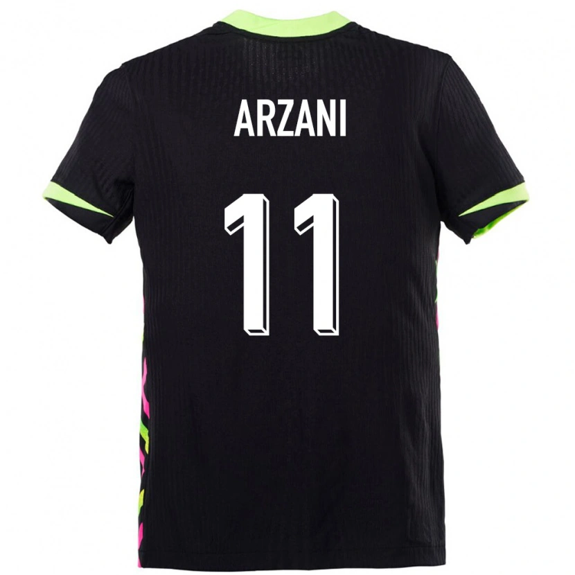Danxen Män Australien Daniel Arzani #11 Mörkblå Bortatröja Matchtröjor 24-26 Tröjor T-Tröja