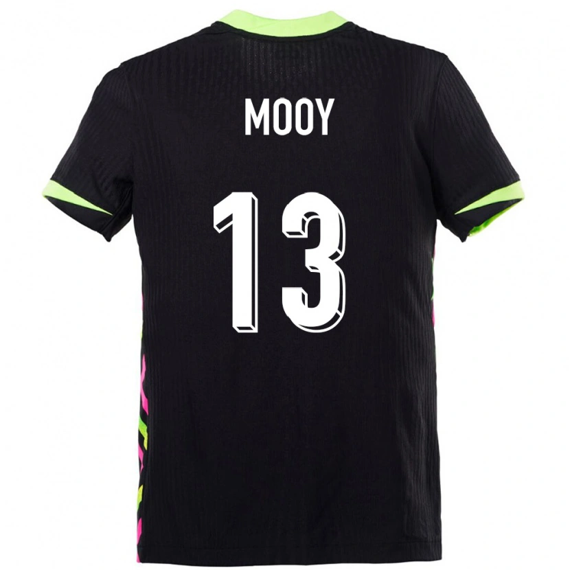 Danxen Män Australien Aaron Mooy #13 Mörkblå Bortatröja Matchtröjor 24-26 Tröjor T-Tröja