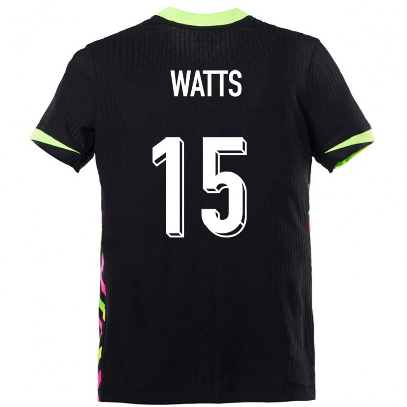 Danxen Män Australien Caleb Watts #15 Mörkblå Bortatröja Matchtröjor 24-26 Tröjor T-Tröja