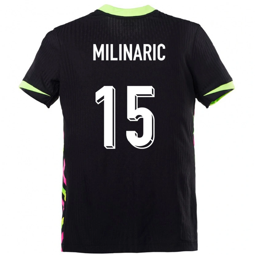 Danxen Män Australien Anton Milinaric #15 Mörkblå Bortatröja Matchtröjor 24-26 Tröjor T-Tröja