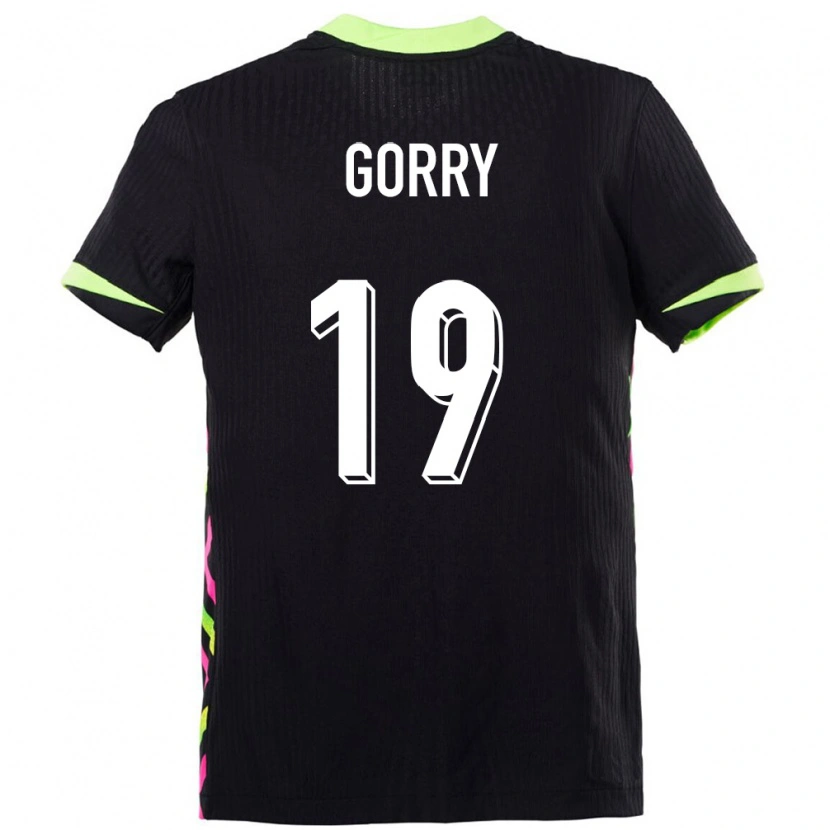 Danxen Män Australien Katrina Gorry #19 Mörkblå Bortatröja Matchtröjor 24-26 Tröjor T-Tröja