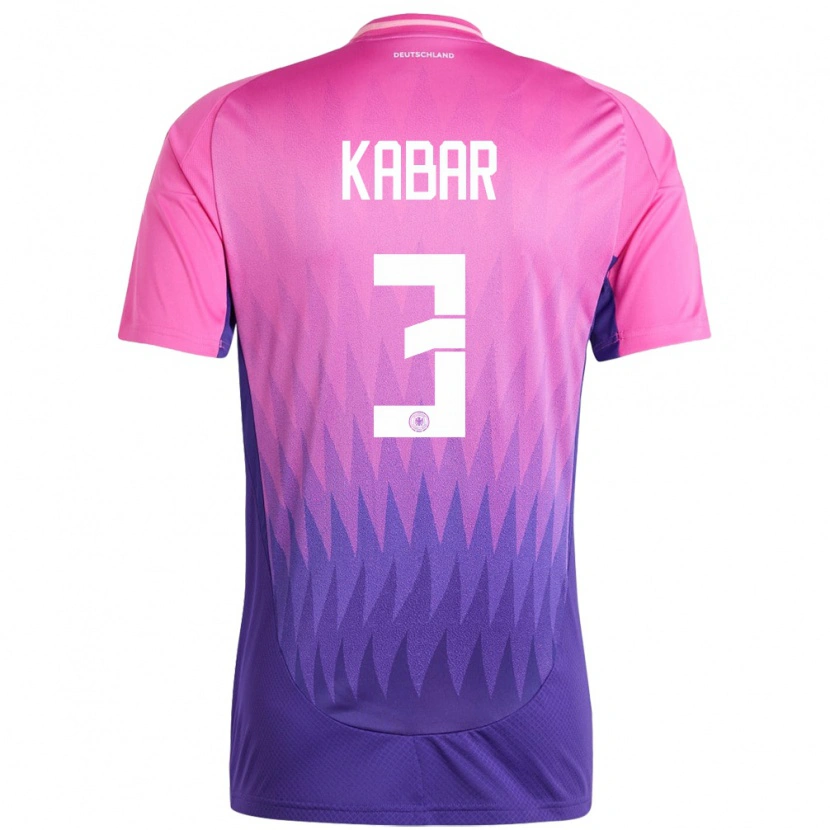 Danxen Män Tyskland Almugera Kabar #3 Rosa Lila Bortatröja Matchtröjor 24-26 Tröjor T-Tröja