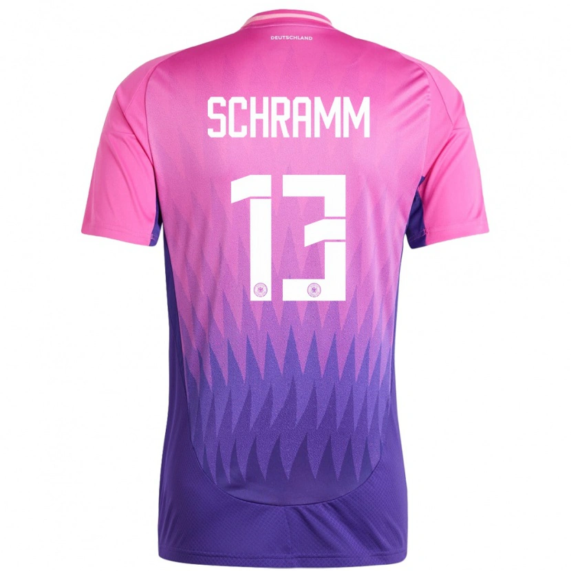 Danxen Män Tyskland Collin Schramm #13 Rosa Lila Bortatröja Matchtröjor 24-26 Tröjor T-Tröja
