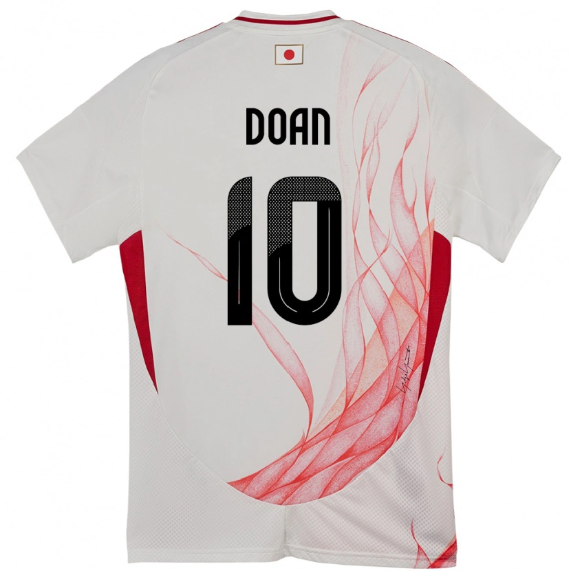 Danxen Män Japan Ritsu Doan #10 Vit Bortatröja Matchtröjor 24-26 Tröjor T-Tröja