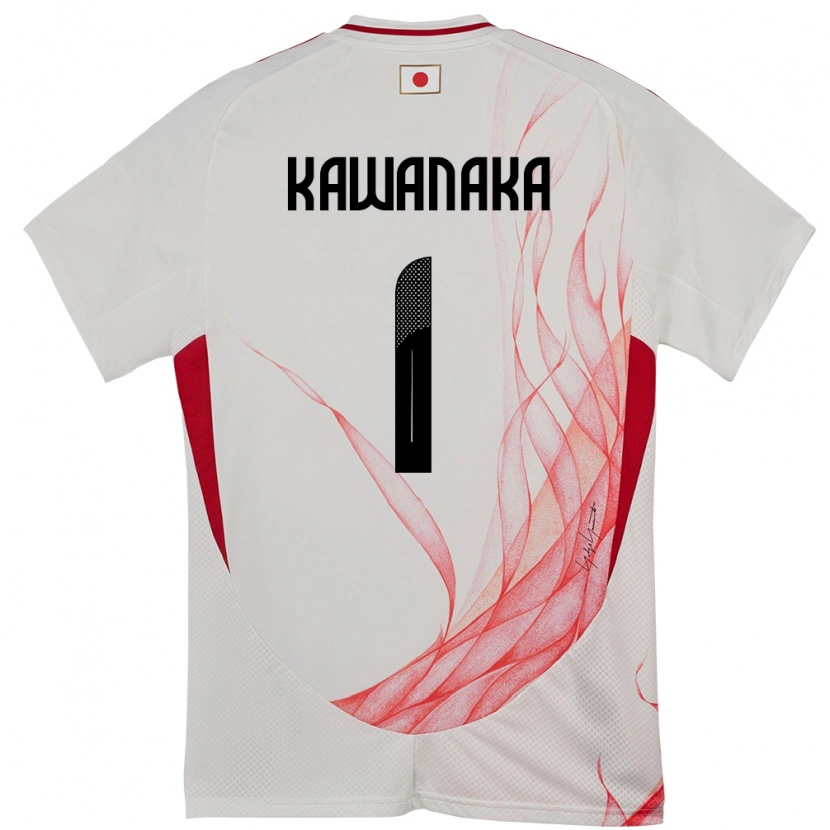 Danxen Män Japan Aoto Kawanaka #1 Vit Bortatröja Matchtröjor 24-26 Tröjor T-Tröja