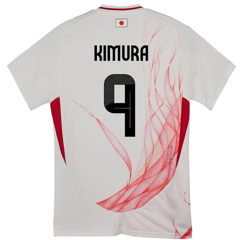 Danxen Män Japan Yudai Kimura #9 Vit Bortatröja Matchtröjor 24-26 Tröjor T-Tröja