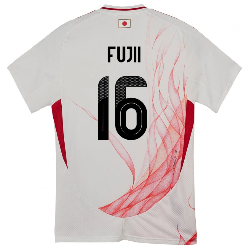 Danxen Män Japan Shota Fujii #16 Vit Bortatröja Matchtröjor 24-26 Tröjor T-Tröja