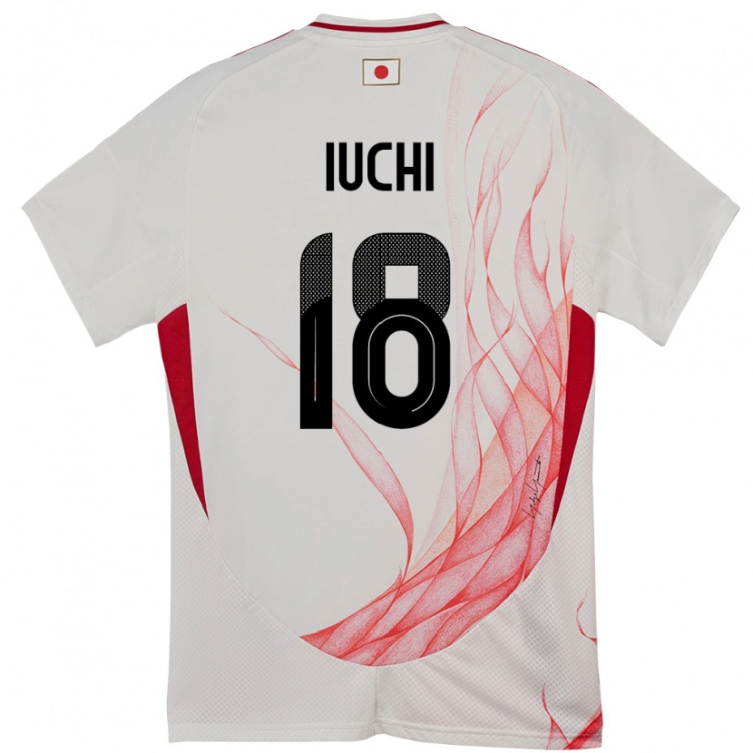 Danxen Män Japan Yosuke Iuchi #18 Vit Bortatröja Matchtröjor 24-26 Tröjor T-Tröja