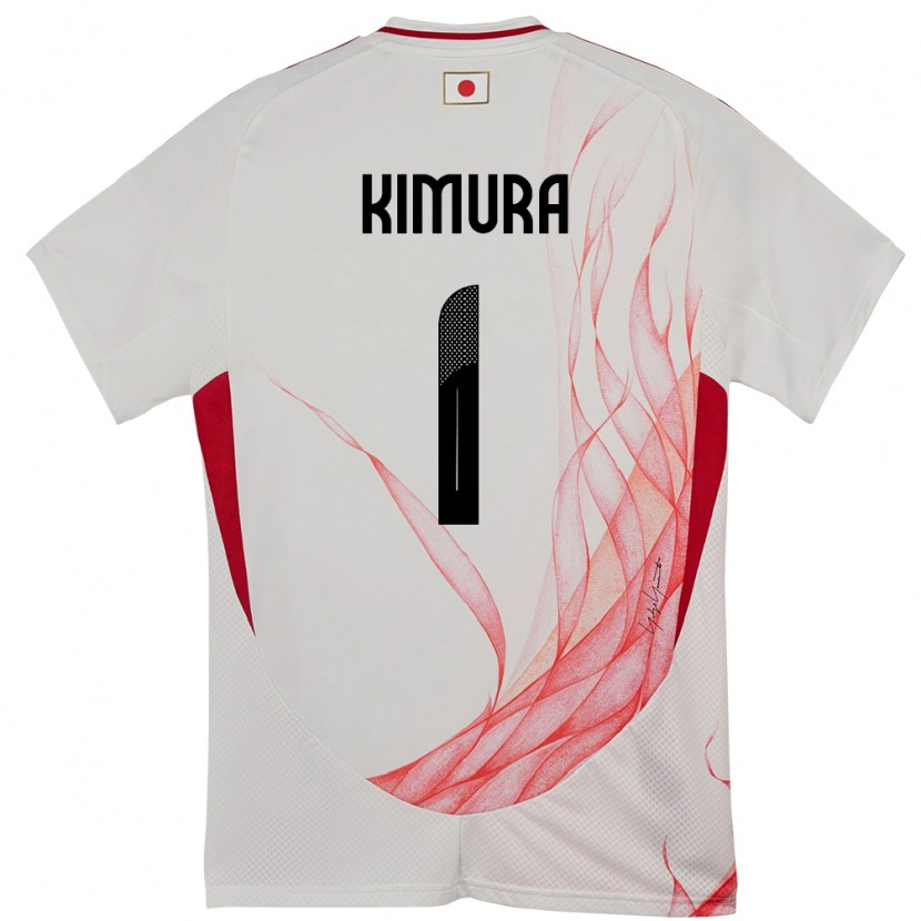 Danxen Män Japan Ryoya Kimura #1 Vit Bortatröja Matchtröjor 24-26 Tröjor T-Tröja