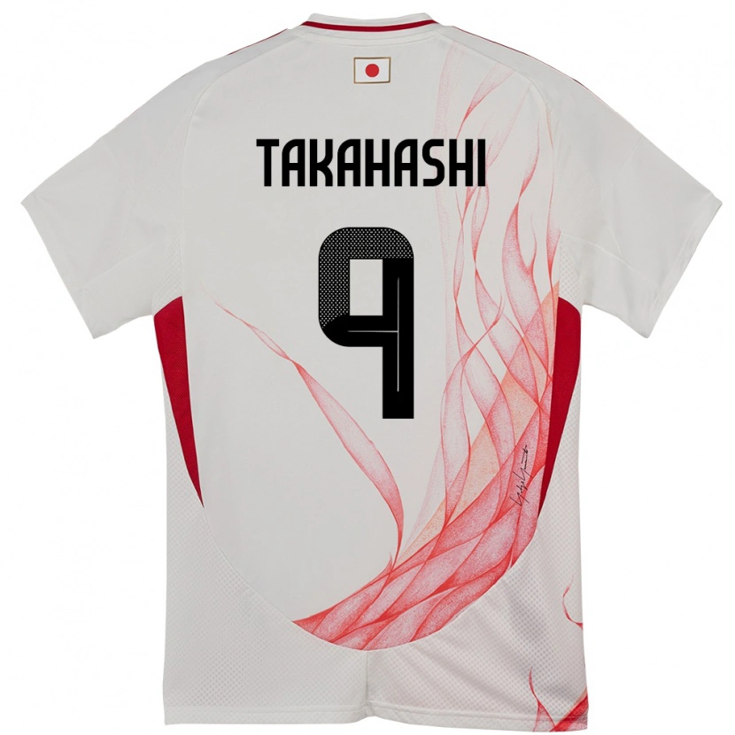 Danxen Män Japan Hikaru Takahashi #9 Vit Bortatröja Matchtröjor 24-26 Tröjor T-Tröja