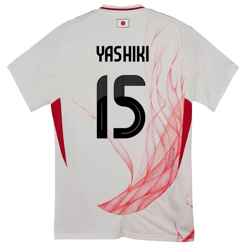 Danxen Män Japan Yusei Yashiki #15 Vit Bortatröja Matchtröjor 24-26 Tröjor T-Tröja