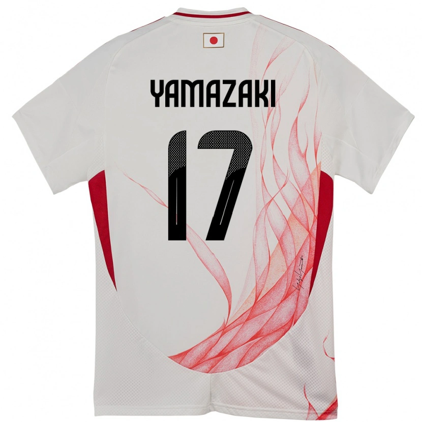 Danxen Män Japan Taishin Yamazaki #17 Vit Bortatröja Matchtröjor 24-26 Tröjor T-Tröja