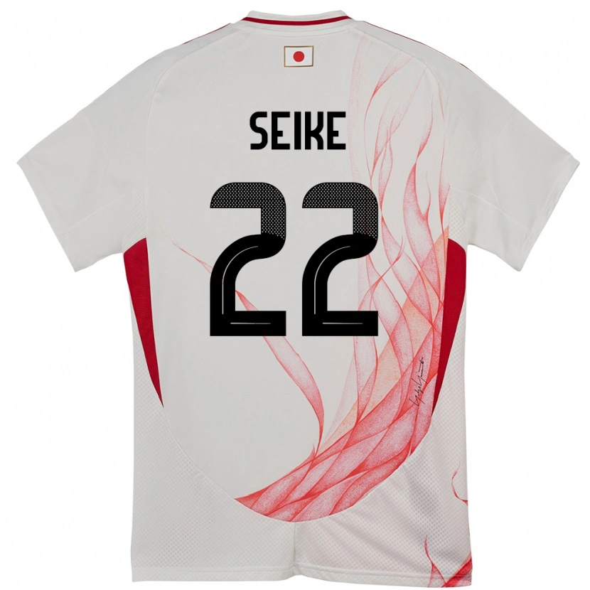Danxen Män Japan Kiko Seike #22 Vit Bortatröja Matchtröjor 24-26 Tröjor T-Tröja