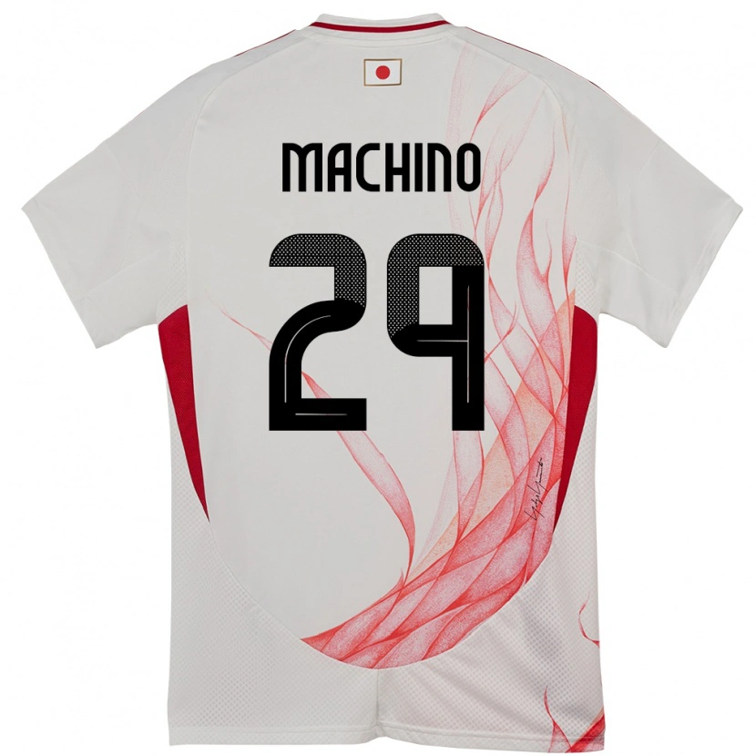 Danxen Män Japan Shuto Machino #29 Vit Bortatröja Matchtröjor 24-26 Tröjor T-Tröja
