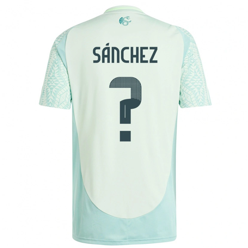Danxen Män Mexiko Oswaldo Sánchez #0 Linne Grön Bortatröja Matchtröjor 24-26 Tröjor T-Tröja