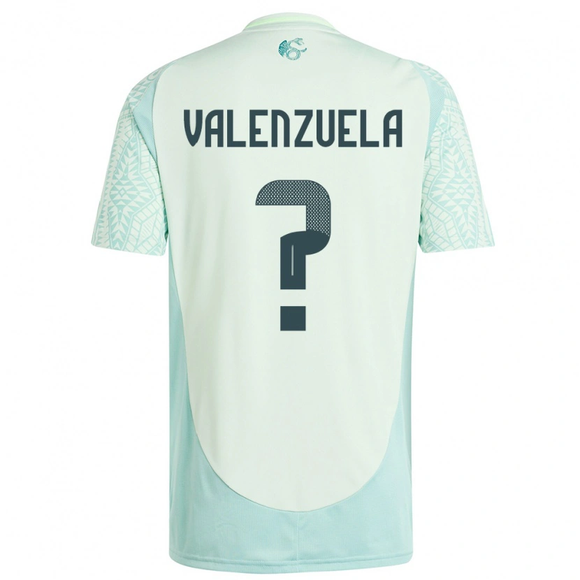 Danxen Män Mexiko Francisco Valenzuela #0 Linne Grön Bortatröja Matchtröjor 24-26 Tröjor T-Tröja