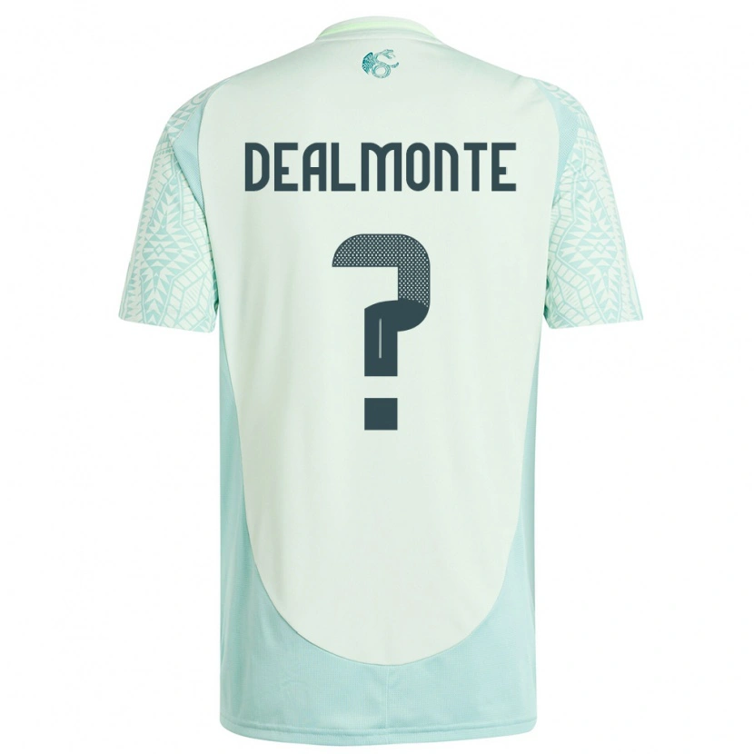 Danxen Män Mexiko Charly Dealmonte #0 Linne Grön Bortatröja Matchtröjor 24-26 Tröjor T-Tröja